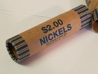 200 Nickel Paper Coin Wrappers  Pre-crimped 1 End  Shotgun Rolls  5 Cent Nickels