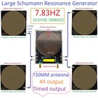 0 01-100khz 4 Output Large 7 83 Schumann Resonance Generator Pure Sine Wave