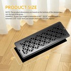 Rust-proof Steel Floor Vent Covers 4x14 2 Pack Adjustable Decorative Registers W