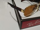 Ray Ban Sunglasses      Rb 3483  59-15-140 Aviator s   Vintage Rubber Havana Arms 