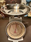Metal Kitchen Scale - Vintage - Weight Adjustment - As Is - 10   h X 9   d X 8 5   w