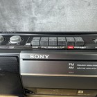Vintage Sony Sound Rider Boombox Dual Cassette Am fm Radio Cfs- W301 - Parts