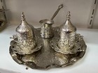 Turkish Copper Coffee Set  Turkish Greek Coffee Cups Set And Copper Coffee Pot