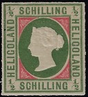 Heligoland Scott 1a Reprint  W  Rpsl Cert  Vf  Unused W  Full Og  Vf      10k566