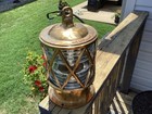 Brass Nautical Marine Piling Post Dock Light Lantern Lamp Ship Mcmullen Belfast