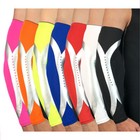 2 Pcs Silver Stripe Arm Sleeves Basketball Running Sports Uv Sun Protection Gear