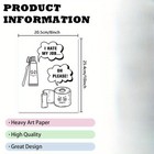 1sheet Funny Bathroom Wall Posters 1 Pc Cartoon Sketch Poster Wall Art Print Fun