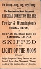 Vintage 1880 s Vaudeville Skipped By The Light Of The Moon Victorian Trade Card