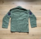 Us Army Korean War Era Shirt Sergeant Patches Olive Drab Cotton Sateen