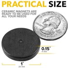 50 Pcs  1 Inch  25mm  - Round Disc Magnets For Diy  Craft Hobbies  Science  