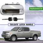 Exterior Tailgate Handle With Key Lock Cylinder Compatible With 2000-2006 Toyota