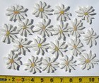 23 White Daisy Mosaic Tile Set Broken Cut China Plate Tiles