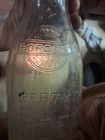 Vintage Borden s Dairy Delivery Milk Bottle San Francisco Glass Quart