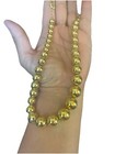 Estate Find Vintage Ralph Lauren Gold Tone Gold Tone Graduated Bead Necklace
