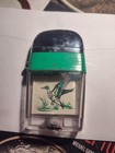 Vintage - Scripto Vu Duck Lighter Flying Duck Green Band - No Spark