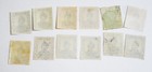 1952 Brunei  12 Stamp Collection Page Lot  1c 2c 3c 4c 8c 10c 12c 15c 25c 50c