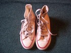 Vintage Converse Chuck Taylor All Star-made In Usa Size 11 Childs Hi Tops -white