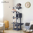 70 Inch Cattree Tower  Multi-level Tower With Cat Scratching Post  Indoor Cat Co