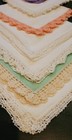 22 Hand Tatted Crochet Edged Handkerchiefs Antique Amazing Workmanship