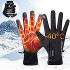 -30    Windproof Touch Screen Warm Winter Gloves For Cold Weather Men Waterproof