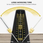 Lekato Mechanical Metronome Music Timer Tempo For Piano Guitar Violin Ukulele Us