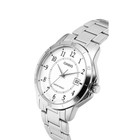 Casio Mtp-v004d-7budf White Dial Stainless Steel Quartz Movement Men s Watch