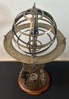 Vintage 18    Brass Armillary Sphere Nautical Globe W Compass Nautical Decor