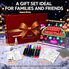 Glowboard Led Drawing Board  Light Up Message Board With 7 Colors  13 7 x10     