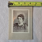 Antique Victorian Woman Portait Photo - 19th Century Portait Cabinet Card