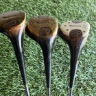 Macgregor Tourney Mt1w Wood Set 1 3 4 Persimmon Vintage Golf Clubs Steel