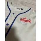 Chevrolet 11 Baseball Jersey Men s Xl Beige Blue Red Nwt Gm Camaro Corvette