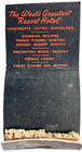 1940s Flamingo Hotel Casino Matchbook Cover Las Vegas Nevada Vintage Gambling