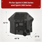 For Weber Bbq Grill Cover Spirit   2 Ii 200 E210 Waterproof Heavy Duty 48in Gas