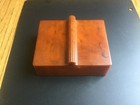 Small Butterscotch Art Deco Era Bakelite Curio Box By Catalin Corporation
