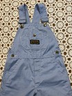 Vtg 80s 90s Washington Dee Cee Light Blue Bib Overalls Kids Youth Sz 10 Usa
