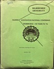 Vintage 1976 Wilberforce University ohio Hbcu african American Alumni Ephemera  