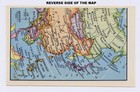 1951 Vintage Miniature Map 6  X 3 3 4  Of Australia And Oceania Pacific