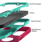 For Iphone 16 pro pro Max plus 16e Hybrid Phone Case Heavy Duty Shockproof Cover