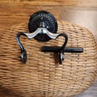 Vtg Amerock  Antique Brass Metal Bathroom Toilet Paper Holder Carriage House 70s