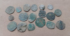 18 Medieval Mixed Period 1430-1550 Bronze And Silver Coins Crusaders Lot  8 4gr 