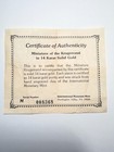 1980 South African Mini Krugerrand 14k Gold International Monetary Mint With Coa