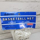 Leapro Sports White Basketball Net 12 Loops 21  Long Whipless Heavy Duty New