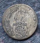 1696 Salzburg Austria  Thaler Silver Crown