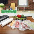 8 x20  Food Saver Vacuum Sealer Bags Roll 4mil Embossed Food Saver Storage Bags