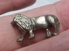 Miniature Vintage Metal Lion