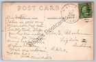 K59  Milford Indiana Rppc Postcard C1910 Milford Day Crowd Hardware 282