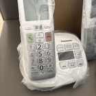 Panasonic Cordless Phone Answering Machine Kx-tgu432b 2-handset Black Open Box A