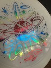 Vintage Wham-o Frisbee Brand Glow In The Dark Flying Disk 1990s Moon Stars