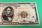 Us  5 National Currency    Series 1929   Frb Chicago I   Brown Seal   Circ