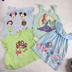 Disney Little Girls 3t Clothing Bundle Minnie  Disney Princess 6 Pieces